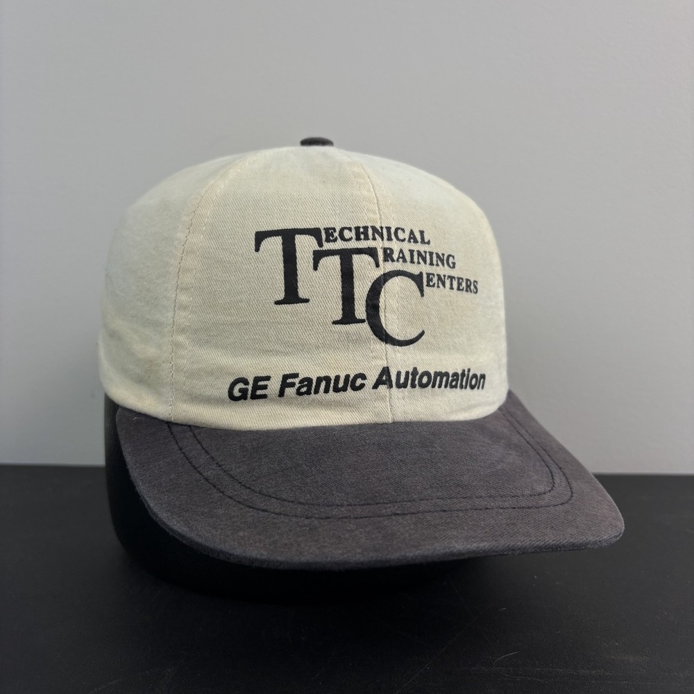 Vintage 80s‎ 90s GE Fanuc Automation Technical Training Hat Snapback Adjustable